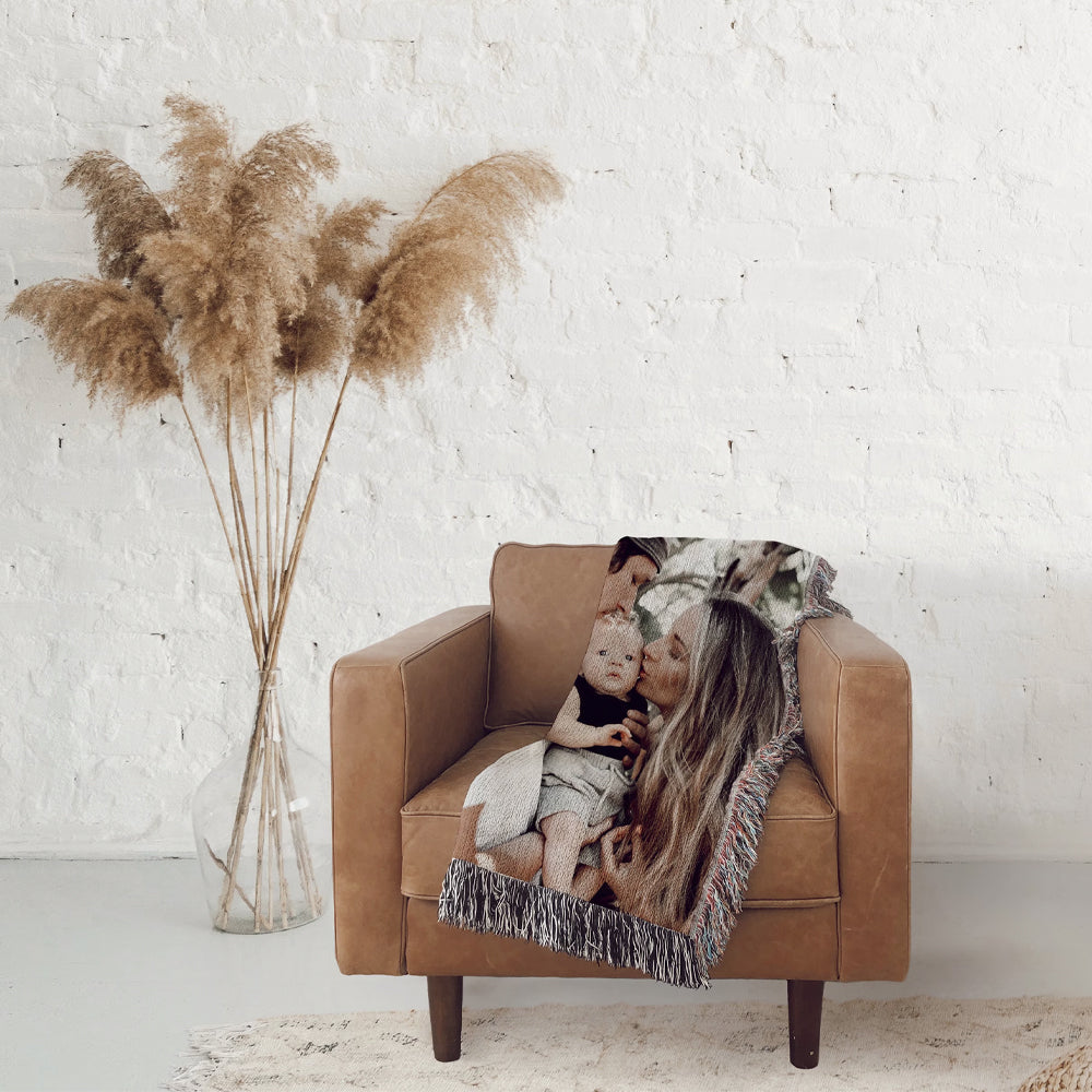 Personalized Photo Woven Blanket