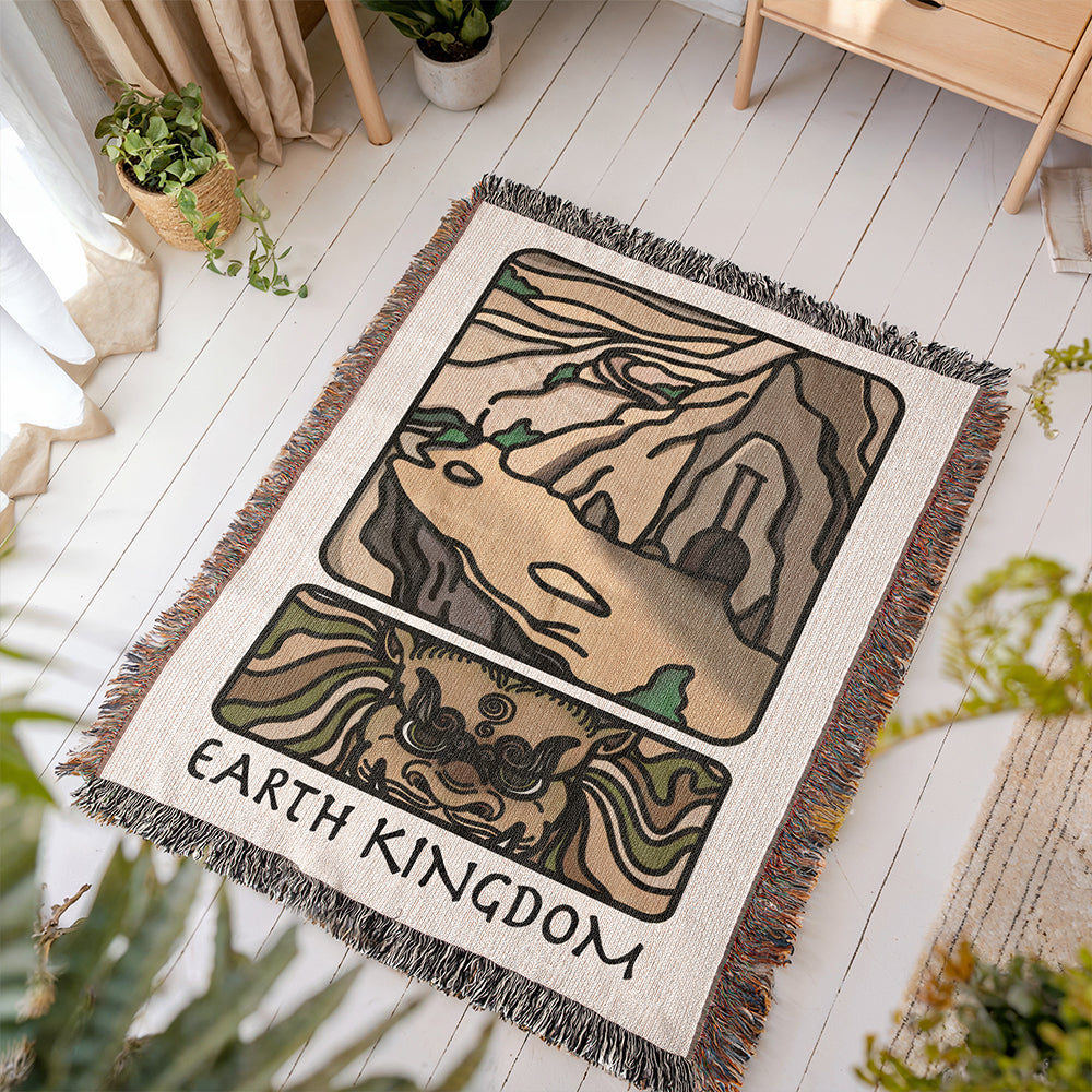 Earth Kingdom Woven Blanket