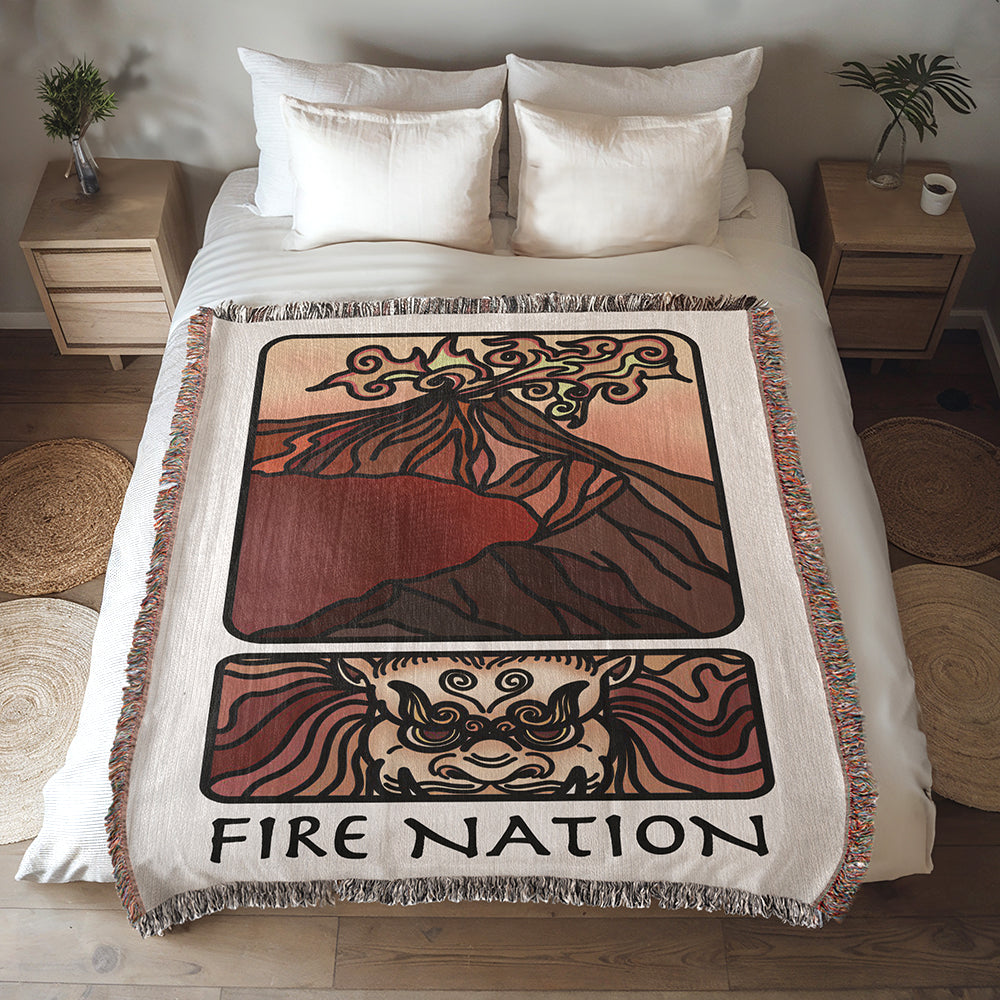 Fire Nation Woven Blanket