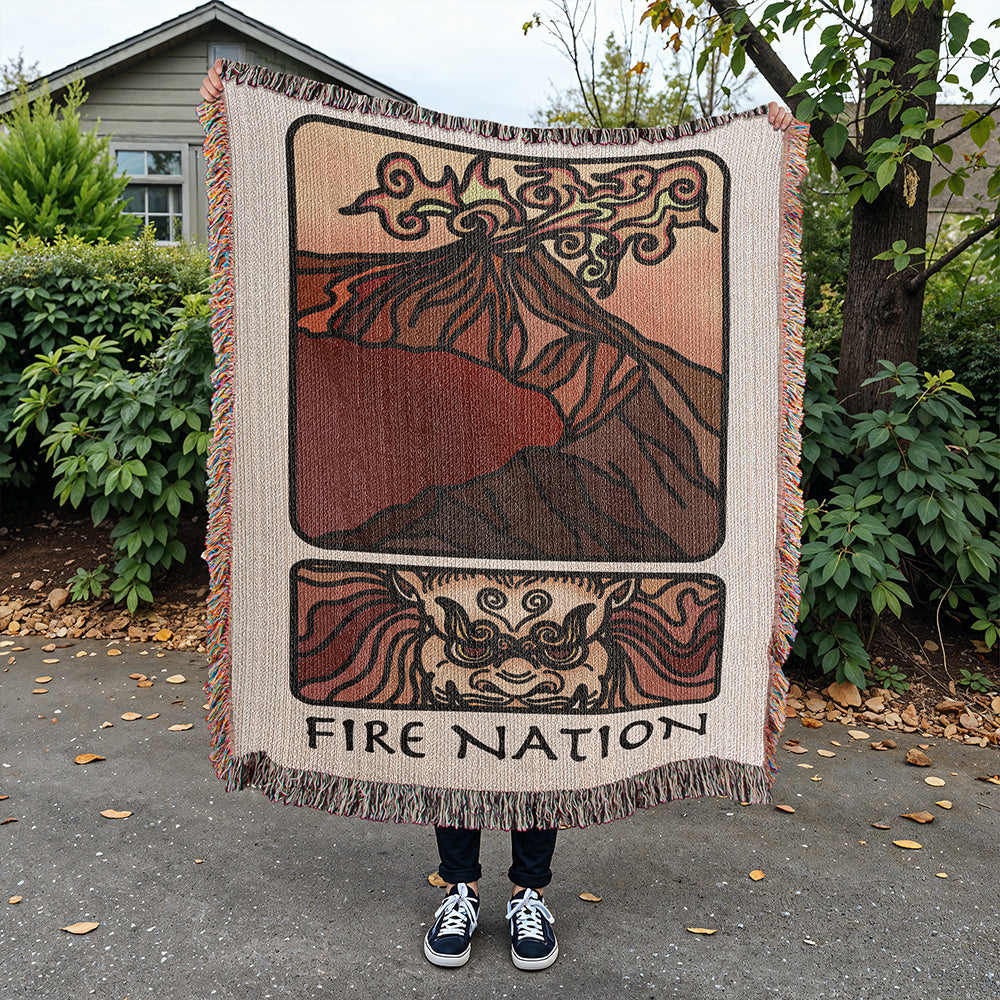 Fire Nation Woven Blanket