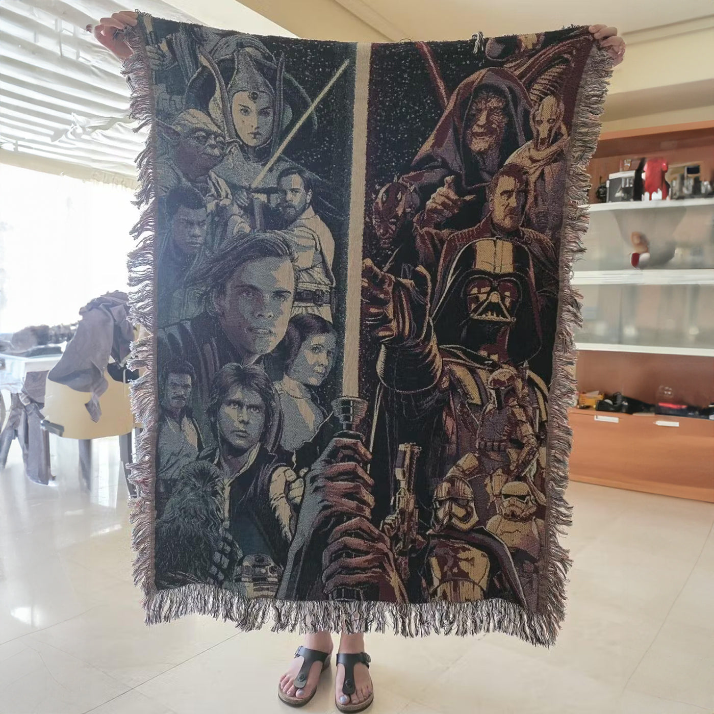 Balance Of The Force Woven Blanket