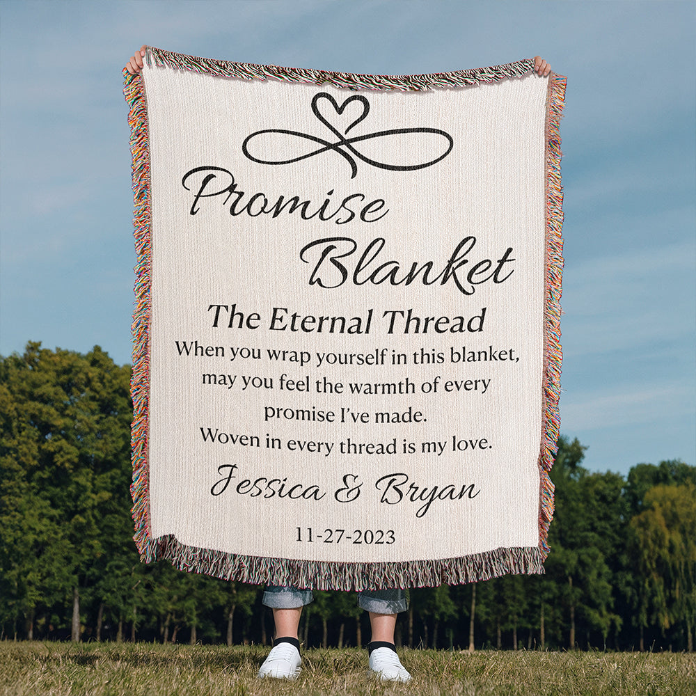 The Promise Blanket - Personalized Woven Blanket