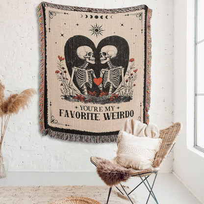Favorite Weirdo - American Woven Blanket