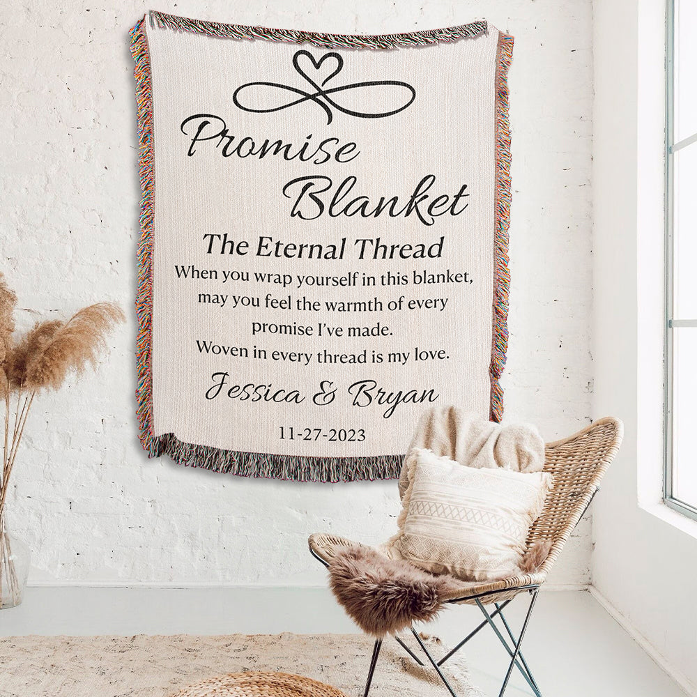 The Promise Blanket - Personalized Woven Blanket