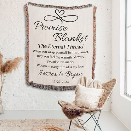 The Promise Blanket - Personalized Woven Blanket