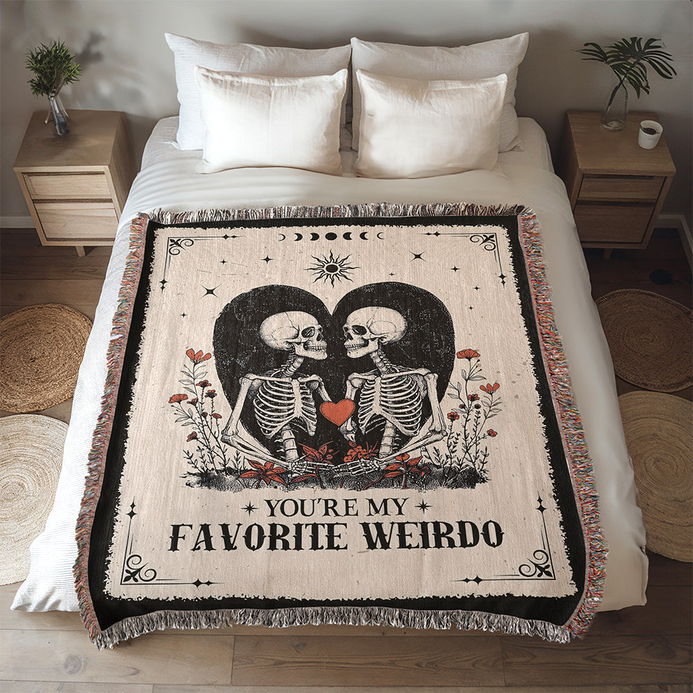 Favorite Weirdo - American Woven Blanket