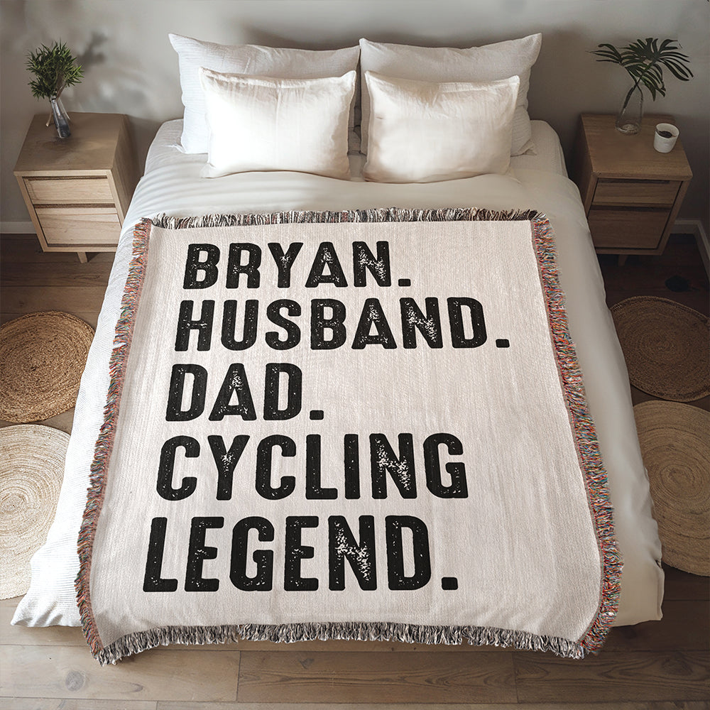 Personalized Legend Woven Blanket