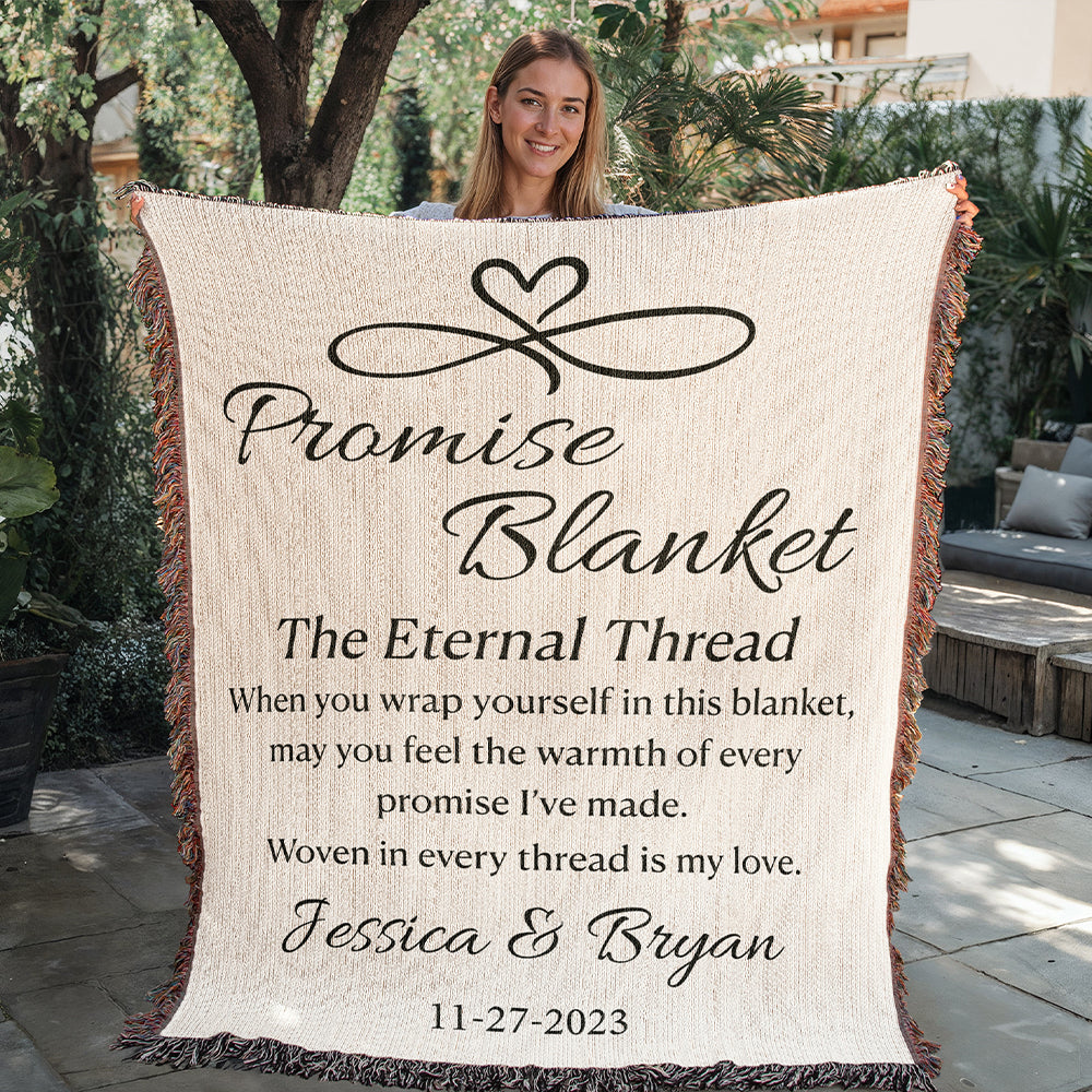 The Promise Blanket - Personalized Woven Blanket