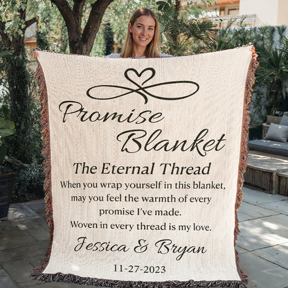 The Promise Blanket - Personalized Woven Blanket