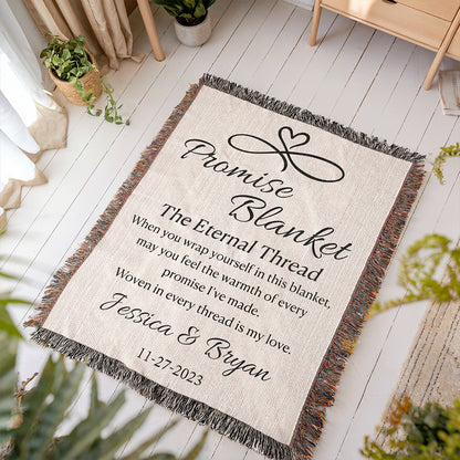 The Promise Blanket - Personalized Woven Blanket