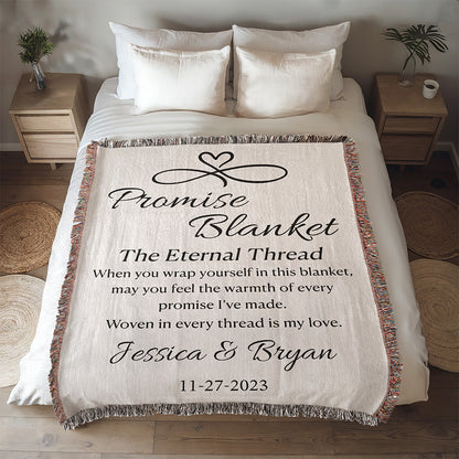 The Promise Blanket - Personalized Woven Blanket