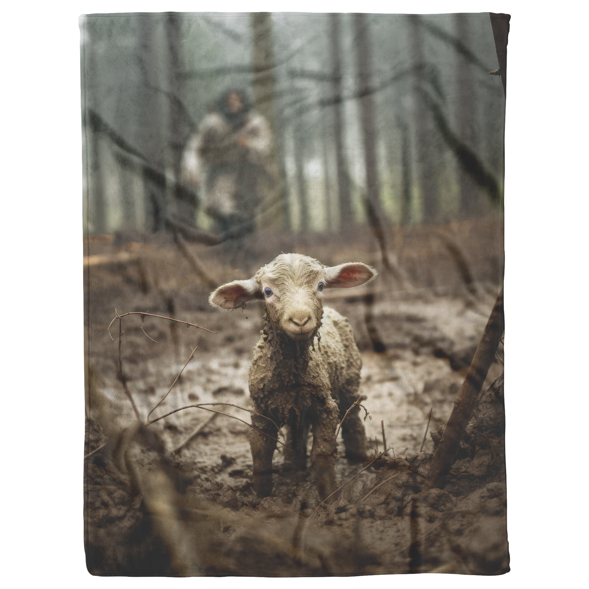 Jesus_Running_After_a_Lost_Lamb_Fleece_B_V_Blanket_AS_Flat_Mockup.png
