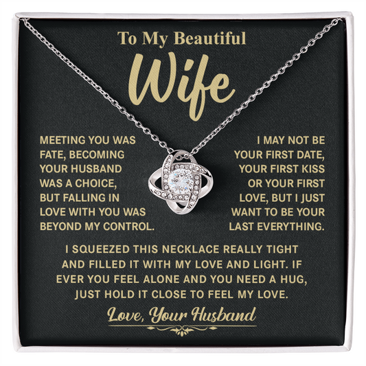 Beautiful Gift For Wife, "Meeting You Was Fate"