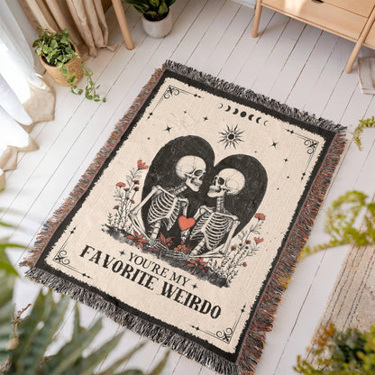 Favorite Weirdo - American Woven Blanket