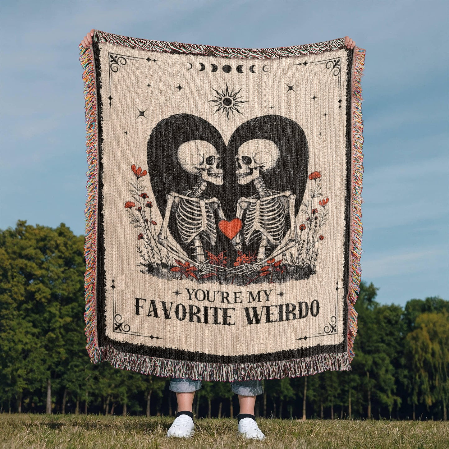 Favorite Weirdo - American Woven Blanket