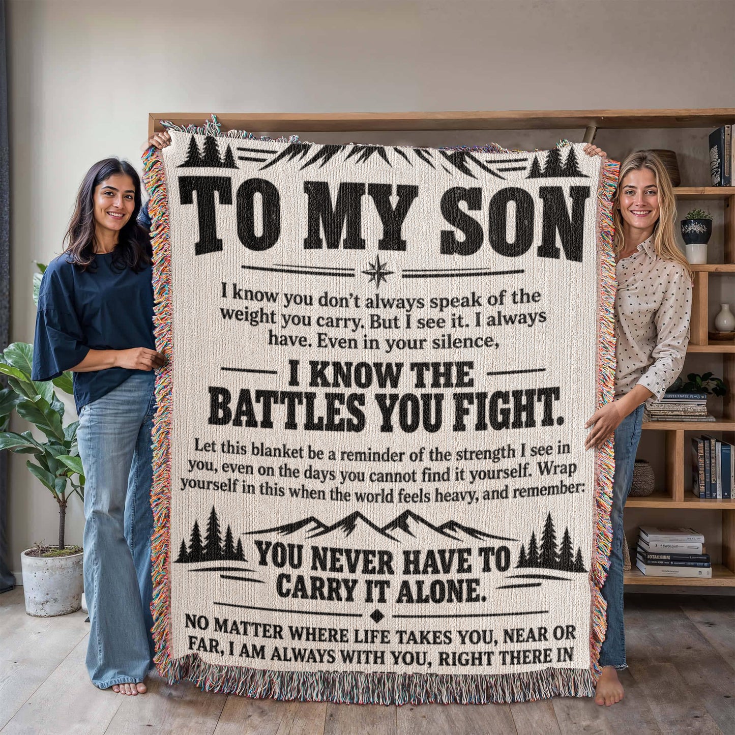 To My Son - Woven Blanket