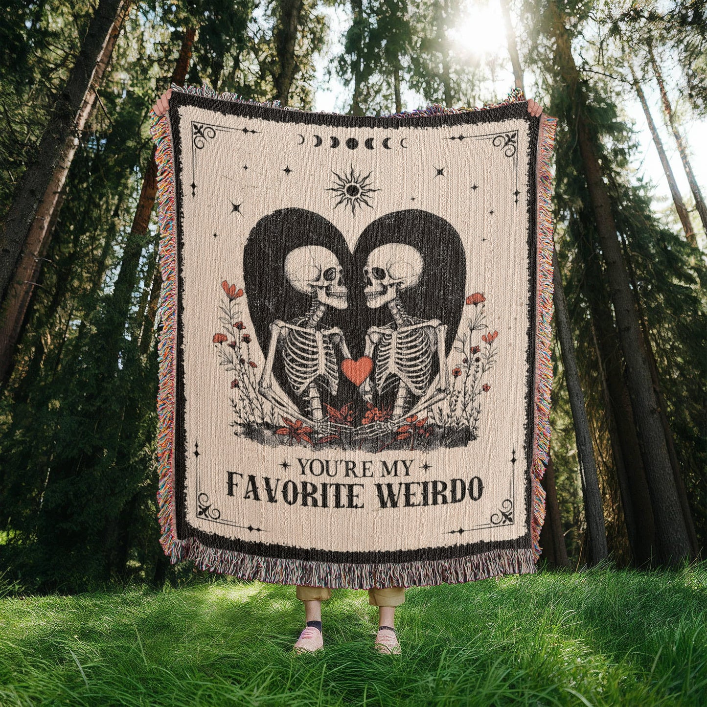 Favorite Weirdo - American Woven Blanket