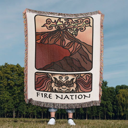 Fire Nation Woven Blanket